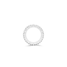 Emerald Cut  White Diamond Alliance Ring