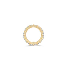 Emerald Cut  White Diamond Alliance Ring
