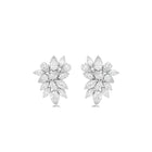 Pear Shape and Marquise Cut Diamond Earrings