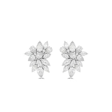 Pear Shape and Marquise Cut Diamond Earrings