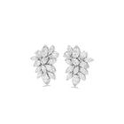 Pear Shape and Marquise Cut Diamond Earrings