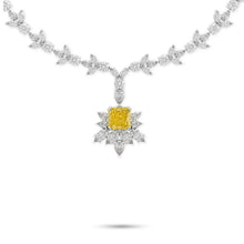 Galaxia Fancy Yellow Diamond and Diamond High Jewellery Necklace