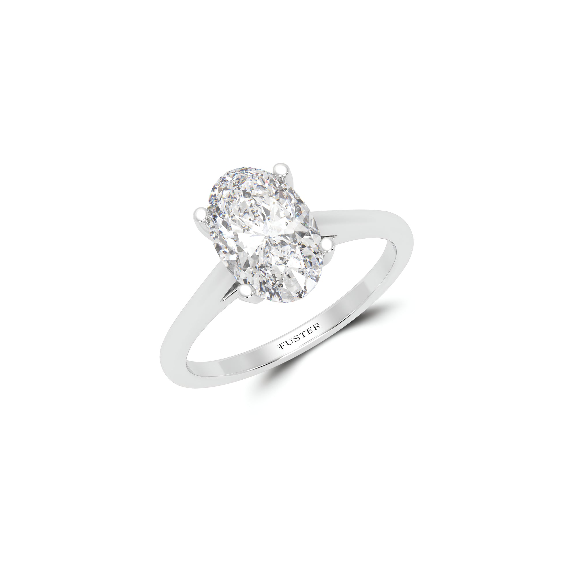 Paragon 2.51 Carat Oval Diamond Engagement Ring