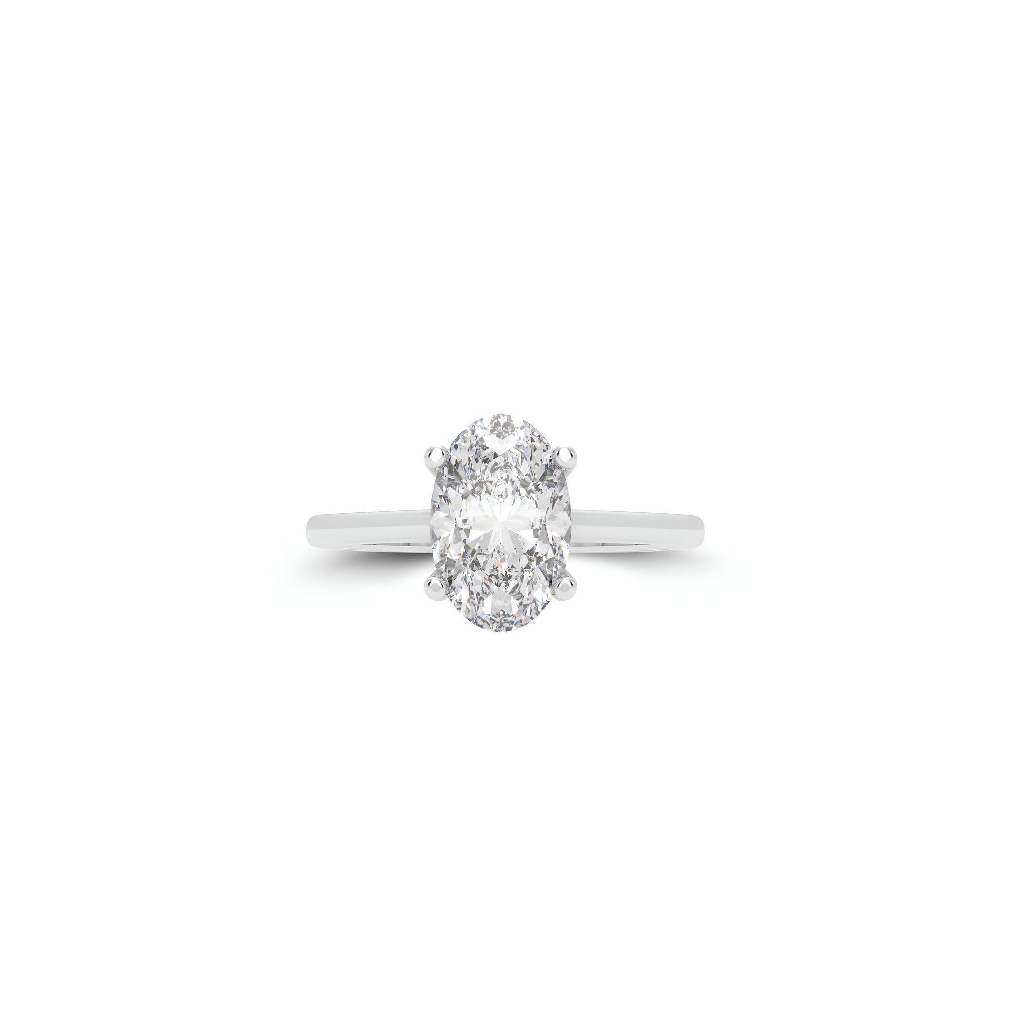 Paragon 2.51 Carat Oval Diamond Engagement Ring