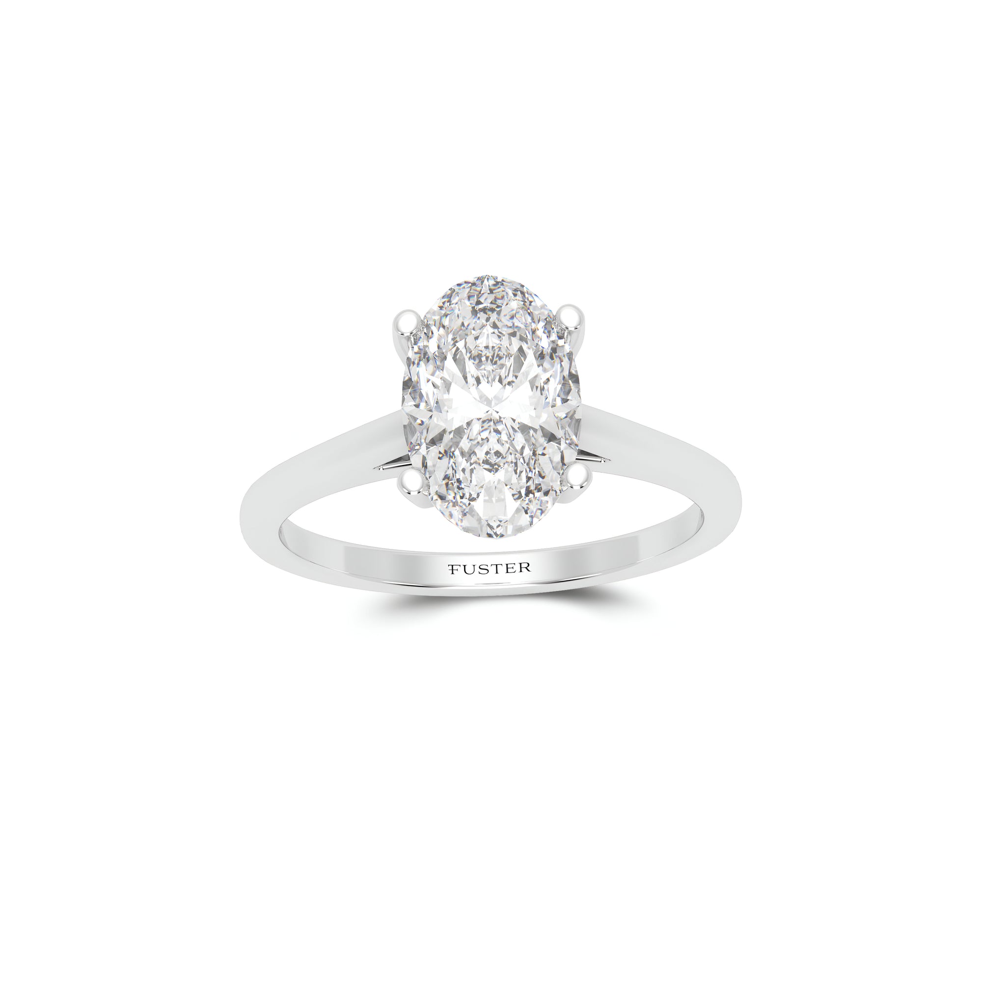 Paragon 2.51 Carat Oval Diamond Engagement Ring
