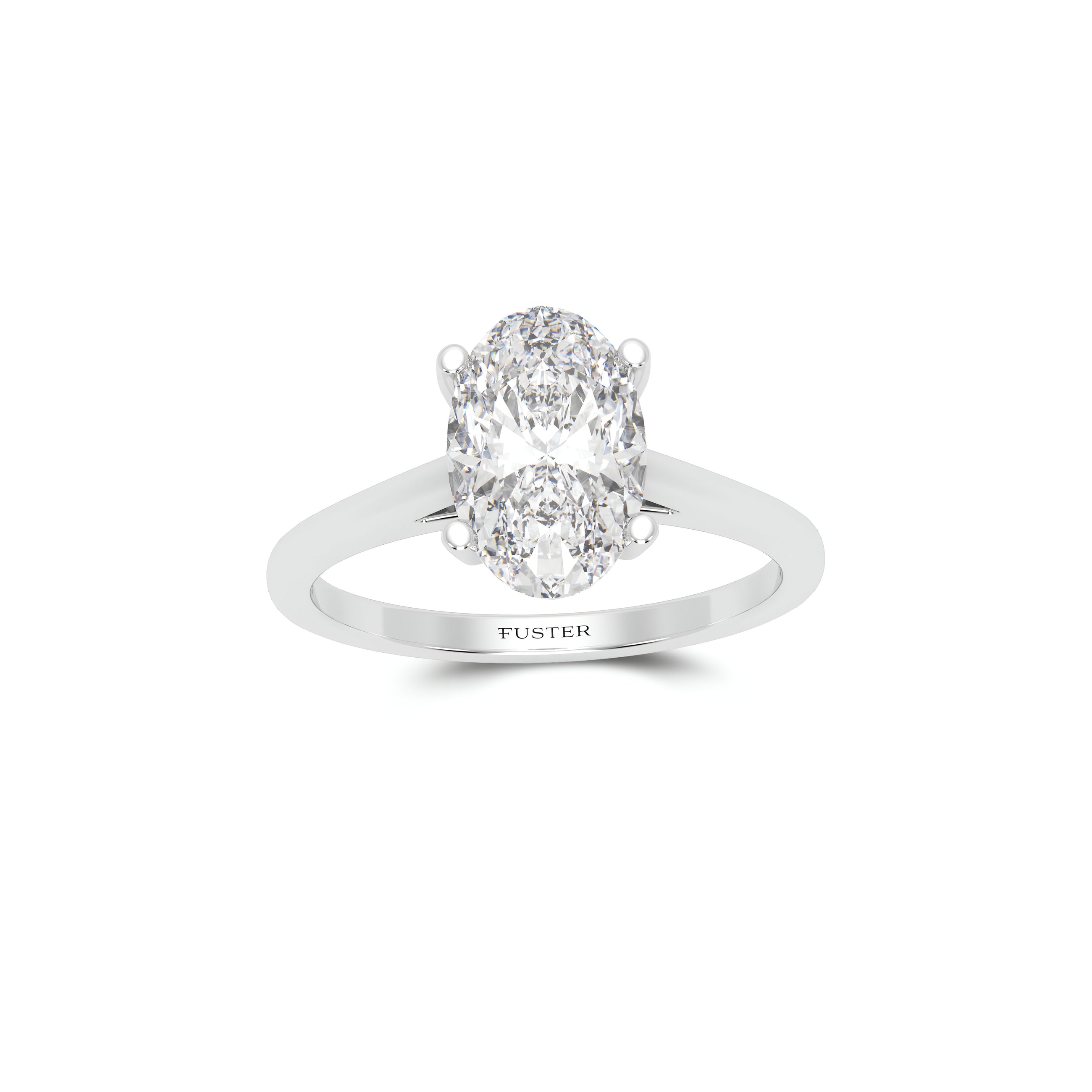 Paragon 2.51 Carat Oval Diamond Engagement Ring