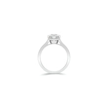 Flame Heart Shape Diamond Engagement Ring