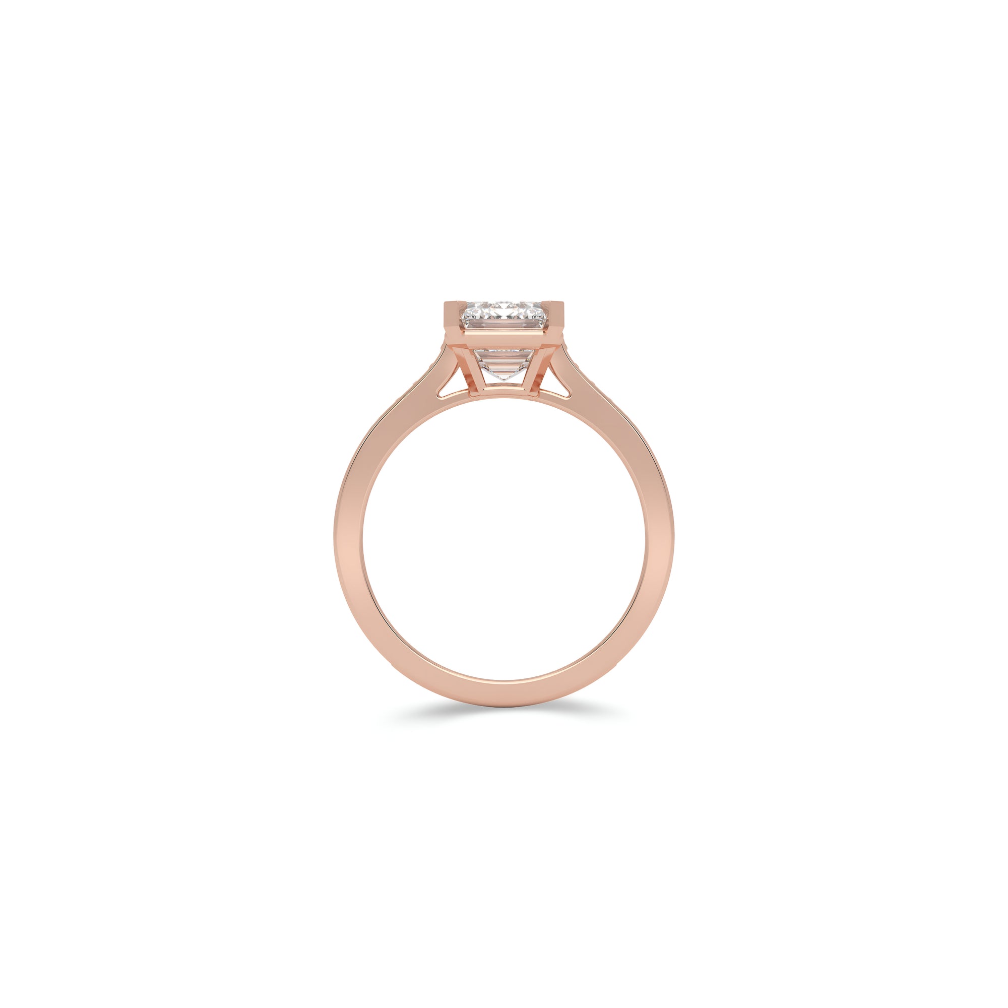 Promise Pear Shape Yellow Diamond Engagement Ring