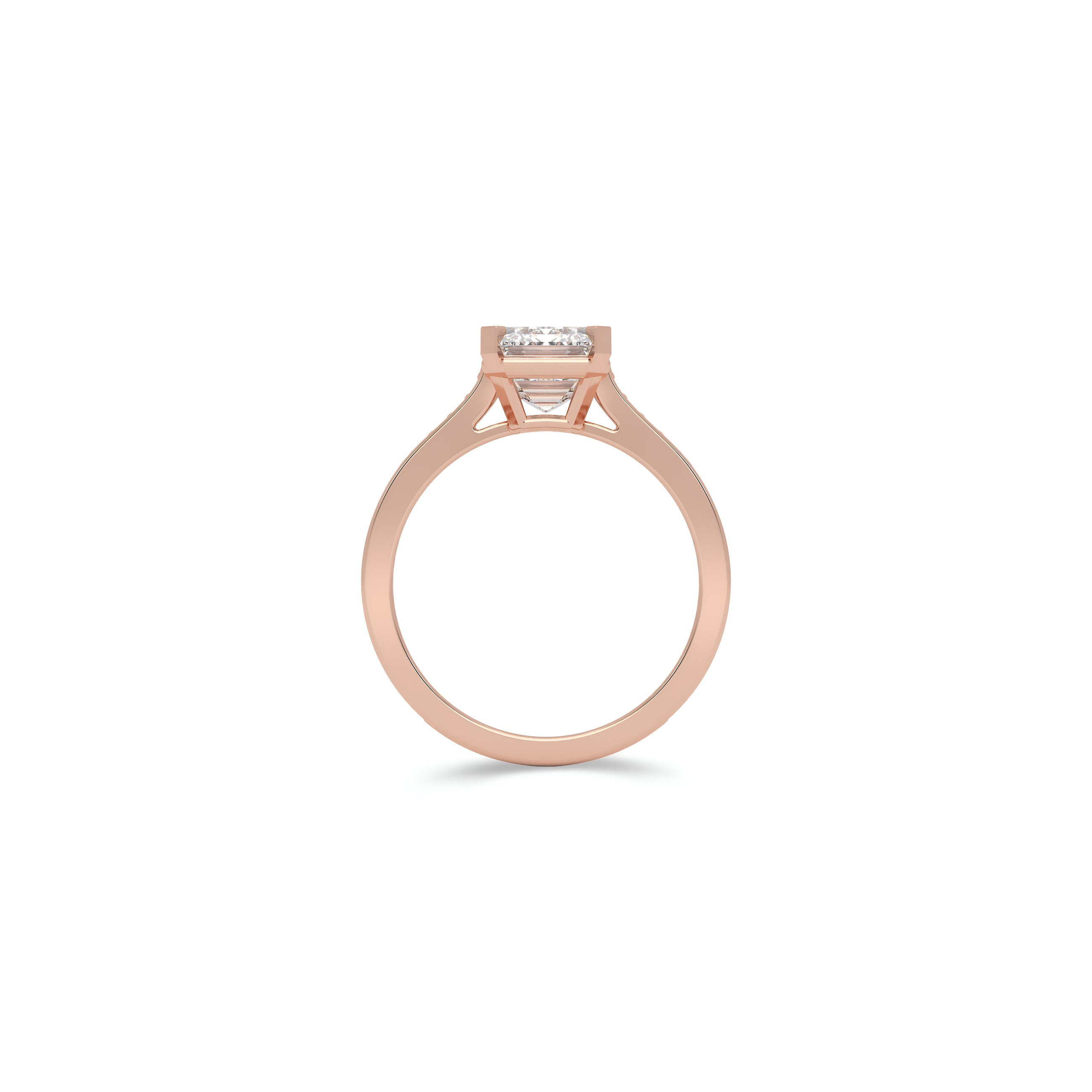 Promise Pear Shape Yellow Diamond Engagement Ring