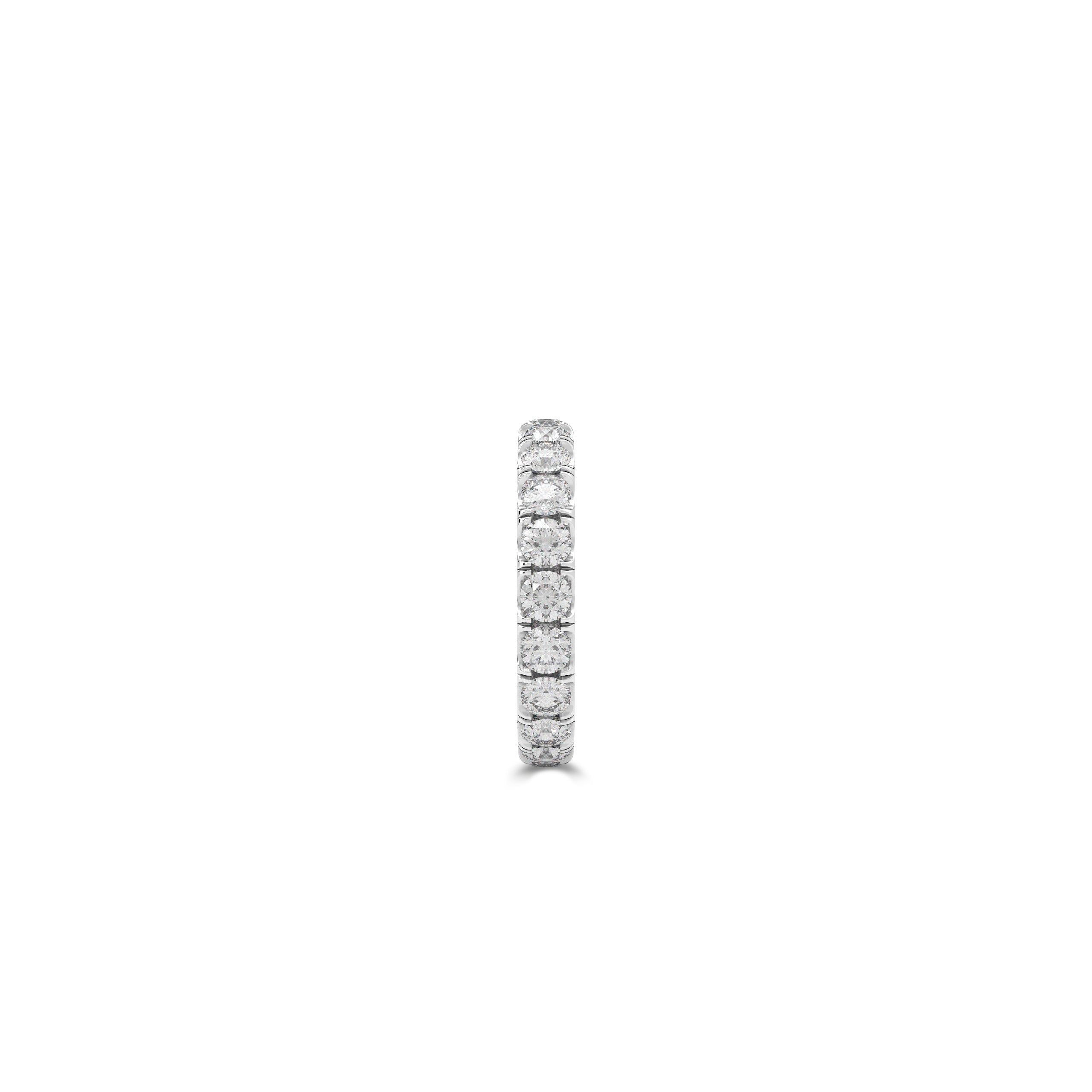 Round Diamond Wedding Band