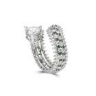 Anillo exclusivo Fuster con diamantes en espiral clásicos