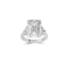 Promise Emerald Cut Diamond High Jewellery Ring