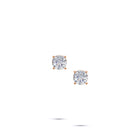 Round Diamond Stud Earrings - 4 Prong