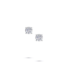 Round Diamond Stud Earrings - 4 Prong