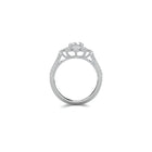 Fancy Flower White Diamond Ring
