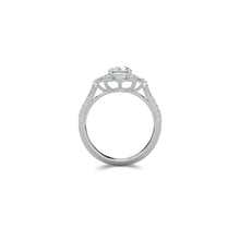 Fancy Flower White Diamond Ring