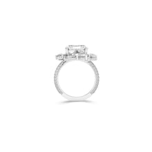 Anastasia’s Emerald Square Cut Diamond Ring
