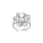 Anastasia’s Emerald Square Cut Diamond Ring