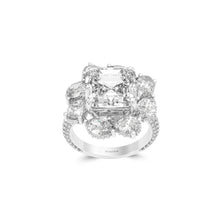 Anastasia’s Emerald Square Cut Diamond Ring
