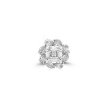 Anastasia’s Emerald Square Cut Diamond Ring