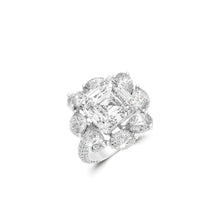 Anastasia’s Emerald Square Cut Diamond Ring