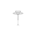 Radiant Cut White Diamond Ring