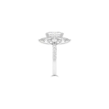 Radiant Cut White Diamond Ring
