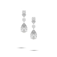 Diamond Pear Shape Earrings