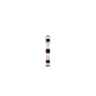 Fuster Navette Signature Sapphire and Diamond Ring