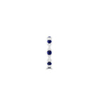 Fuster Navette Signature Sapphire and Diamond Ring