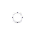 Fuster Navette Signature Sapphire and Diamond Ring