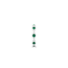 Fuster Navette Signature Emerald and Diamond Ring