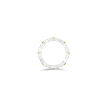 Fuster Navette Signature Yellow Diamond  and Diamond Ring