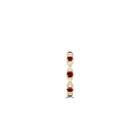 Fuster Navette Signature Ruby and Diamond Ring