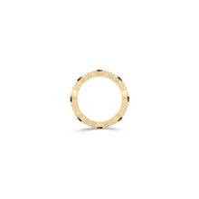 Fuster Navette Signature Ruby and Diamond Ring