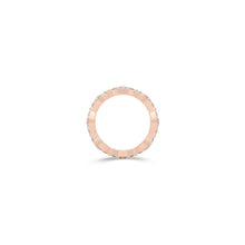 Fuster Navette Signature Diamond and  Aqua Blue Diamond Ring