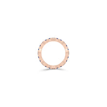 Fuster Navette Signature Diamond and Sapphire Ring