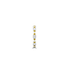 Fuster Navette Signature Diamond  and Yellow Diamond Ring