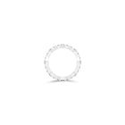Fuster Navette Signature Diamond and Aqua Blue Diamond Ring
