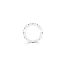 Fuster Navette Signature Diamond and Sapphire Ring