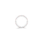 Fuster Navette Signature Diamond and Ruby Ring