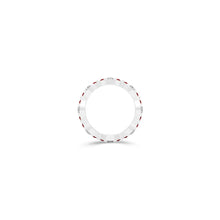 Fuster Navette Signature Diamond and Ruby Ring