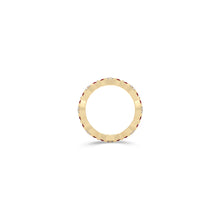 Fuster Navette Signature Diamond and Ruby Ring