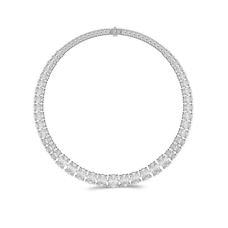 Oval Diamond Classic Fuster Exclusive Necklace