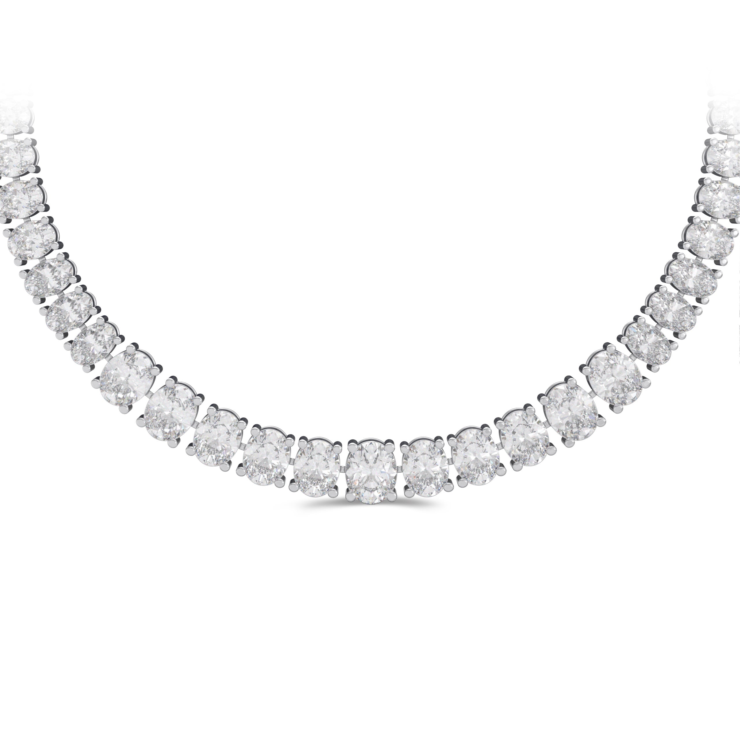 Oval Diamond Classic Fuster Exclusive Necklace
