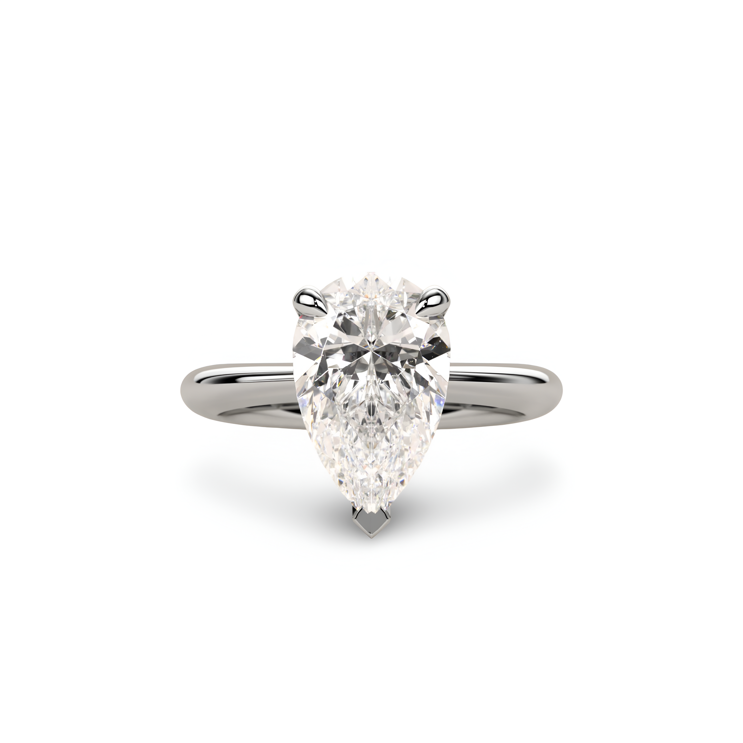 Promise Pear Shape Diamond Engagement Ring