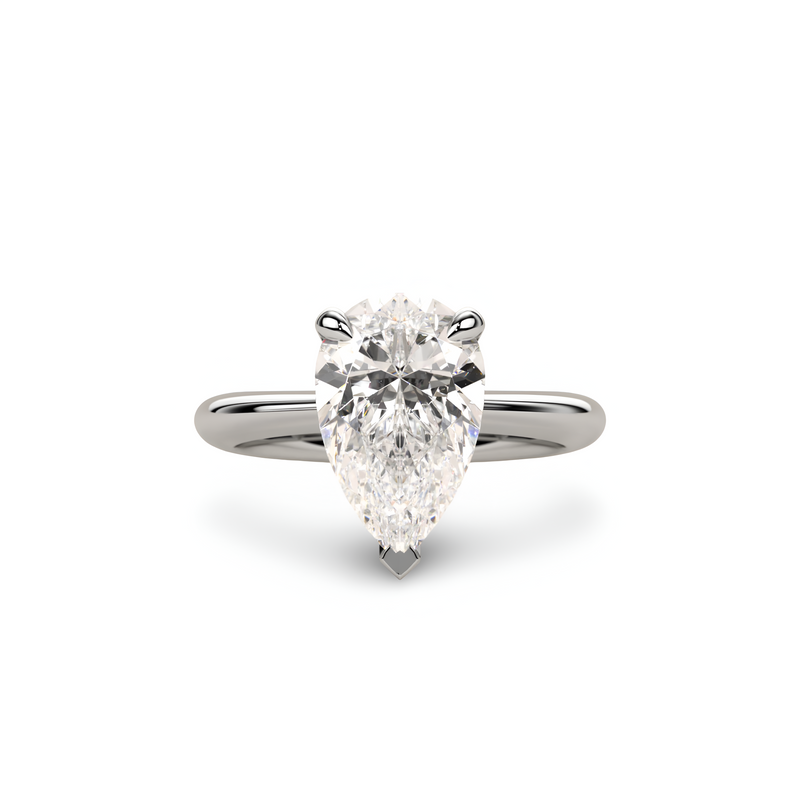 Promise Pear Shape Diamond Engagement Ring