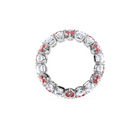 Classic Crown Ruby and White Diamond Ring