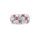 Classic Crown Ruby and White Diamond Ring