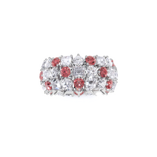 Classic Crown Ruby and White Diamond Ring